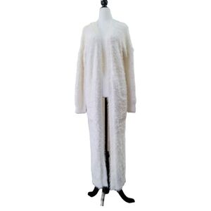 For Thee Fuzzy knit long  Coat/Cardigan